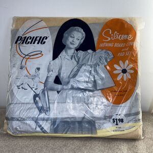 Vintage Ironing Board Cover 1960 NEW Pacific Silicone
